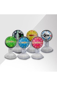 Resim Furens Araç Içi Vantuzlu Renkli Orta Boy Pusula Seti Orta Boy Pusula 