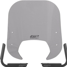Resim GP Kompozit Royal Alloy Tigara Grande 125 / 150 / 300 2022-2025 Uyumlu Ön Cam Füme 38 cm 
