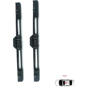 Resim Bross Otomotiv BMW 3 Serisi E46 1997-2006 54138246025 için 2 Adet Sunroof Perde Sağ Kayar Kızak Çıta Bakalit Klipsi 