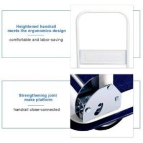 Resim stilmax Germany Malzeme Koli Yük Paket Taşıma El Arabası Stx-175h 175 Kg Kapasiteli Katlanır Tablalı 