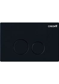 Resim Creavit Terra Mat Siyah Boyalı Kumanda Paneli GP9002.01 Mat Siyah 