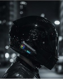 Resim Universal Bluetooth 5.3 Kask İçi Intercom Kulaklık 1000 M Mesafe 1000 Mah 