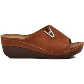 Resim Aspor Taba Kadın Terlik Taba 