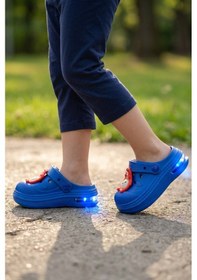 Resim Walkway Saks Eva Hafif Esnek Unisex Çocuk Sabo Terlik 2316 B-p Saks Mavi 