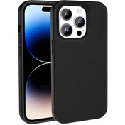 Resim İphone 14 Pro Max Uyumlu Kılıf Magsafe Şarj Özellikli Sıvı 