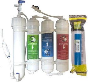 Resim Akvaryum Tipi Su Arıtma, Çift Çıkışlı ve Saf Su Sistemi 