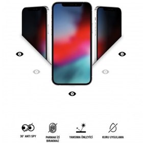 Resim Wrapsol Huawei Mate Xs Mat Hayalet Ekran Koruyucu Kaplama Yandan Bakınca Görünmeyen Privacy Ekran Koruyucu 