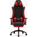 Resim Teknocan Zio Gaming Valor 1590B0511 Ayak Uzatmalı Profesyonel Oyuncu Koltuğu - Kırmızı Kumaş 