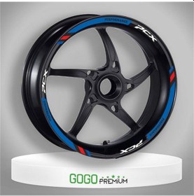 Resim Gogo Jant Şeridi M Power Mavi Honda Pcx 