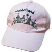 Resim Kitti Kız Bebek 1-3 Yaş Yazlık Siperli Wonderland Pamuklu Şapka 48 Cm 