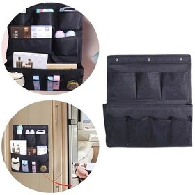 Resim Dashanshop 2 Katlı Araç Kapısı Düzenleyici 3 Yapışkan Pedli Kamp Karavan Araç Depolama Çantası Siyah 