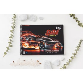 Resim printkonsept 12 Adet, Resim Defteri, Karton Kapak Resim Defteri, 15 Yaprak, Küçük Resim Defteri, Ölçü: 17x24 