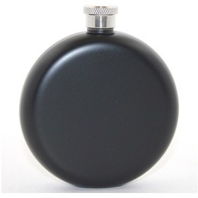 Resim 9004646714339lmr - Larimar Paslanmaz Çelik Yuvarlak 5 Oz Tekli Matara Siyah Renk 