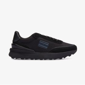 Resim Tommy Hilfiger Tommy Jeans Technical Runner Erkek Siyah Sneaker 