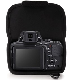 Resim MegaGear MG1110 Nikon Coolpix P900, P900S Neopren Kamera Kılıfı 