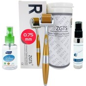 Resim Zgts Gold 192 İğne 0.75 MM Ölçü Titanyum Dermaroller + Solüsyon 