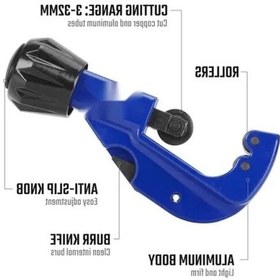 Resim Profesyonel Bakır Boru Kesme Makası - 3-32 Mm 
