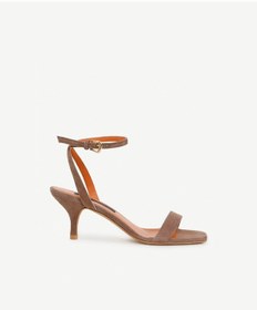 Resim Yargıcı Tek Bantlı Deri Topuklu Ayakkabı 25ykay4005p 025 Vizon 