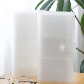 Resim 240 Fotoğrafı Tutar Büyük Kapasiteli Fotoğraf Albümü - Şeffaf Plastik ve Vinil Fotoğraf Düzenleyici, Fotoğraflar, Ünlü Kartları, Film Biletleri, Kartpostallar İçin Uygun - Dayanıklı Ev Dekorasyonu Depolama Cilti 