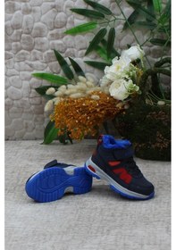 Resim Kinetix Gıuse Hı Boy 3pr Anatomik Rahat Erkek Çocuk Bot Lacivert - Kırmızı 