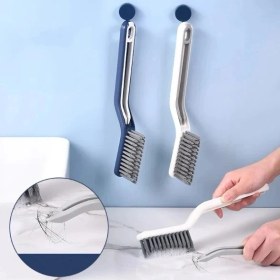 Resim Banyo Mutfak Temizlik Fırçası Cımbızlı Kahverengi 