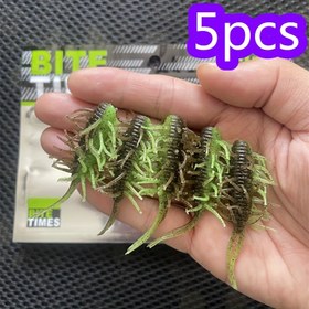 Resim GizleUp Coike-Style Karides Yumuşak Yemler - Gerçekçi PVC Balıkçılık Yemi, 5'li Kese Paketi, Kurşunsuz, Esnek Yüzme Hareketi, Gri, Tatlı/Tuzlu Su Uyumlu 