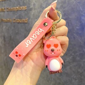Resim OEMG Yeni Çizgi Film Animasyon Stitch Serisi Yumuşak Kauçuk Anahtarlık Bebek Çantası Kolye Anahtarlık Küçük Hediye (Yurt Dışından) 