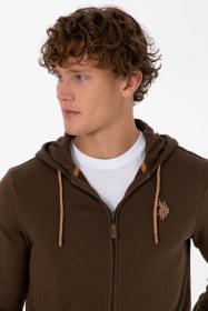 Resim U.S. Polo Assn. Erkek Kahverengi Örme Hırka 50313748-VR029 