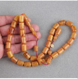 Resim Kadim Katalin Eski Obje Usta İşi İmzalı Kapsül Kesim 9x13mm Tesbih 