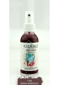 Resim Cadence Your Fashion Sprey Kumaş Boyası - 1108 Bordo 