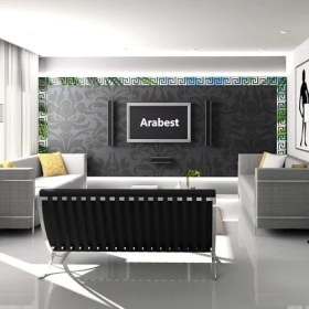 Resim Storemax Ayna Duvar Stickerı, 30 Parça Çıkarılabilir Kendinden Yapışkanlı Akrilik Ayna Duvar Dekoru, Geometrik Yunan Desenli, Oturma Odası Yatak Odası Tv Arka Planı Duvar Dekorasyonu (Gümüş) 