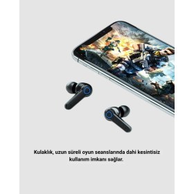 Resim Aydogan's Powerbank’lı M19 Bluetooth Kulaklık - Oyun Için Düşük Gecikme, Uzun Kullanım ve Şarj De 