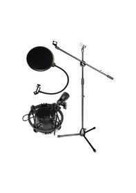 Resim Lastvoice Ms06 Mikrofon Standı Shock Mount Pop Filter Set 