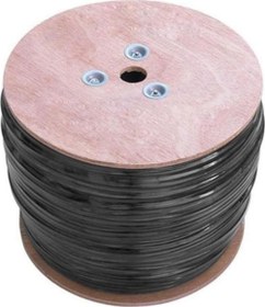 Resim Hy-Cat619 305 Metre Gri-Siyah 0,51Mm 23Awg Utp Cat6 Dış Ortam Kablosu Hytech