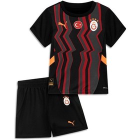 Resim Puma Galatasaray S.k.24/25 Çocuk Üçüncü Forma Seti 779670 03 Siyah 