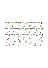 Resim Elif-ba Kur 'an Öğrenme Tahtası Statik Kağıt 100 x 150 CM 