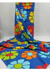 Resim Desenli Viskon Empirme Kumaş Çift En 