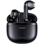 Resim Treasures Joyroom Jr-tl11 4-mikrofonlu Enc Kablosuz Kulaklık Siyah - 21 Saat Kullanım Zamanı, Ipx4 Su Geçirmez 