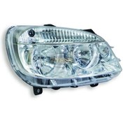 Resim EFL Fiat Doblo -SOL Far 2006-2010 | Elektrikli Motorlu | H7 + H1 | Şeffaf Cam | Ayfar 505303 
