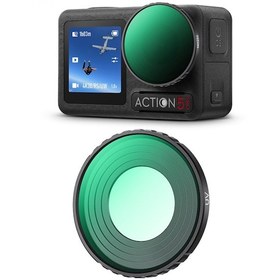 Resim K&f Concept Uv Filtre Djı Osmo Action 4/5 Pro Uyumlu 