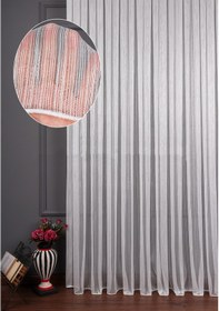 Resim Arben Marmaris Gümüş Simli Tül Perde / Ölçünüze Özel Dikim 