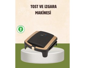 Resim Özbience 4 Dilim Isı Kontrollü Tost Makinesi, Pratik ve Hızlı Kullanım 