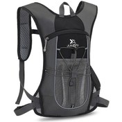 Resim Moveevo Siyah Nylon Dışarıda Spor Sırt Çantası - Su Geçirmez, Hafif, Bisiklet, Yürüyüş, Dağcılık İçin Uygun Siyah 