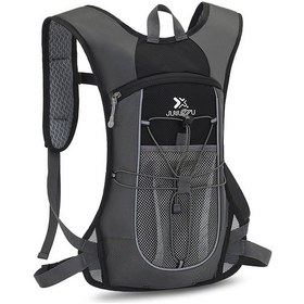 Resim Moveevo Siyah Nylon Dışarıda Spor Sırt Çantası - Su Geçirmez, Hafif, Bisiklet, Yürüyüş, Dağcılık İçin Uygun Siyah 