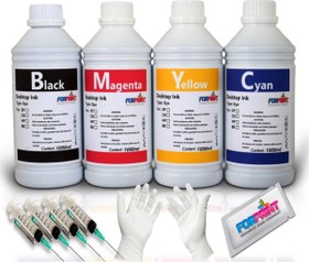 Resim Forprint Hp Smart Tank 500/515/519/530/615 Uyumlu Dolum Mürekkebi 4X1000 Ml 