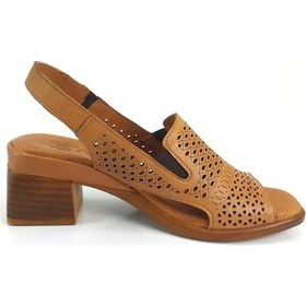 Resim Venüs 2311503 Günlük Hakiki Deri Bayan Sandalet-taba Taba 