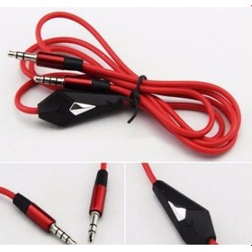 Resim Mikrofonlu Aux Kablosu 3.5 Mm Altın Uçlu Jak Süper Kalite Jack (451357558) 