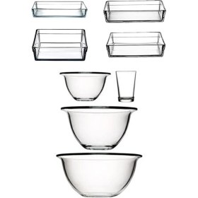 Resim PremiumPort Şık ve Dayanıklı 8 Parça Premium Borcam Seti, Şıklığınıza Şıklık Katın 