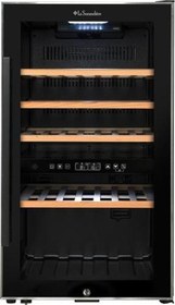 Resim ECS512Z Çift Isılı Service Solo Şarap Dolabı, 49 Şişe Kapasiteli 