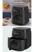 Resim Grundig Drmz En Hızlı Pişirici , Fry 7320 Cookfit Xxl Camlı Airfryer 7,6 Litre,1900 W 